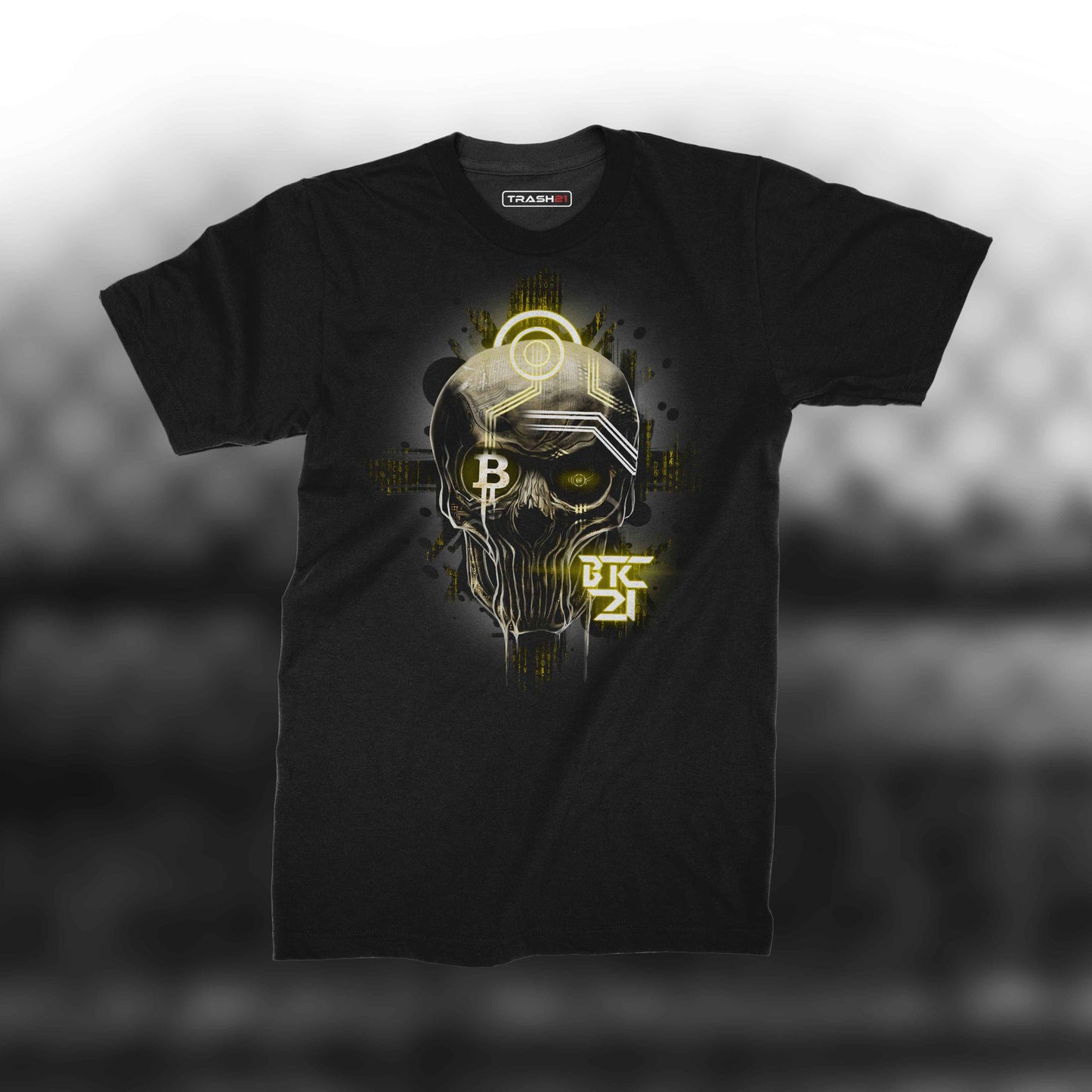BTC Skull T-Shirt / Trash21 Crypto Collection