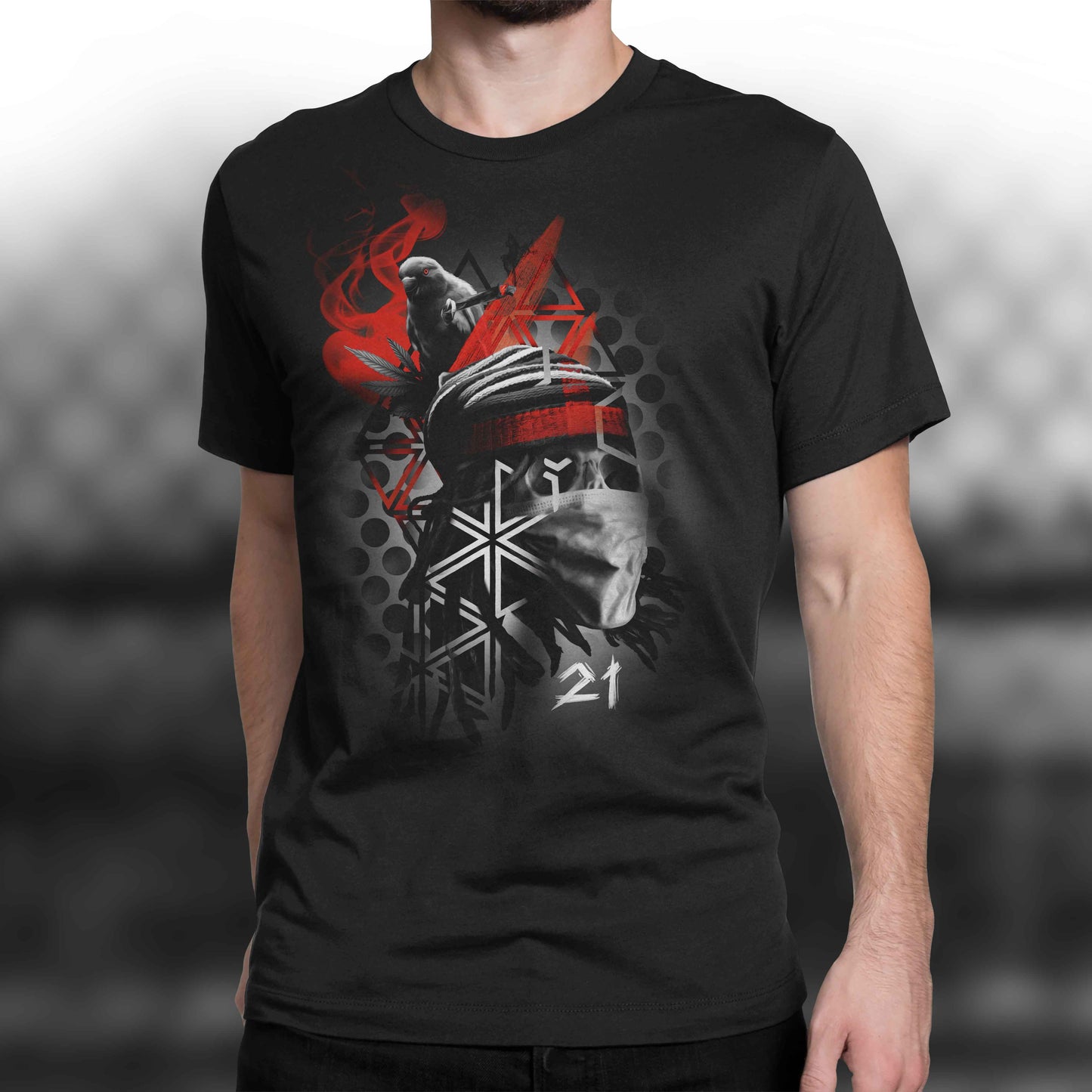 "Weed Skull" T-Shirt / Trash21 Skulls Collection