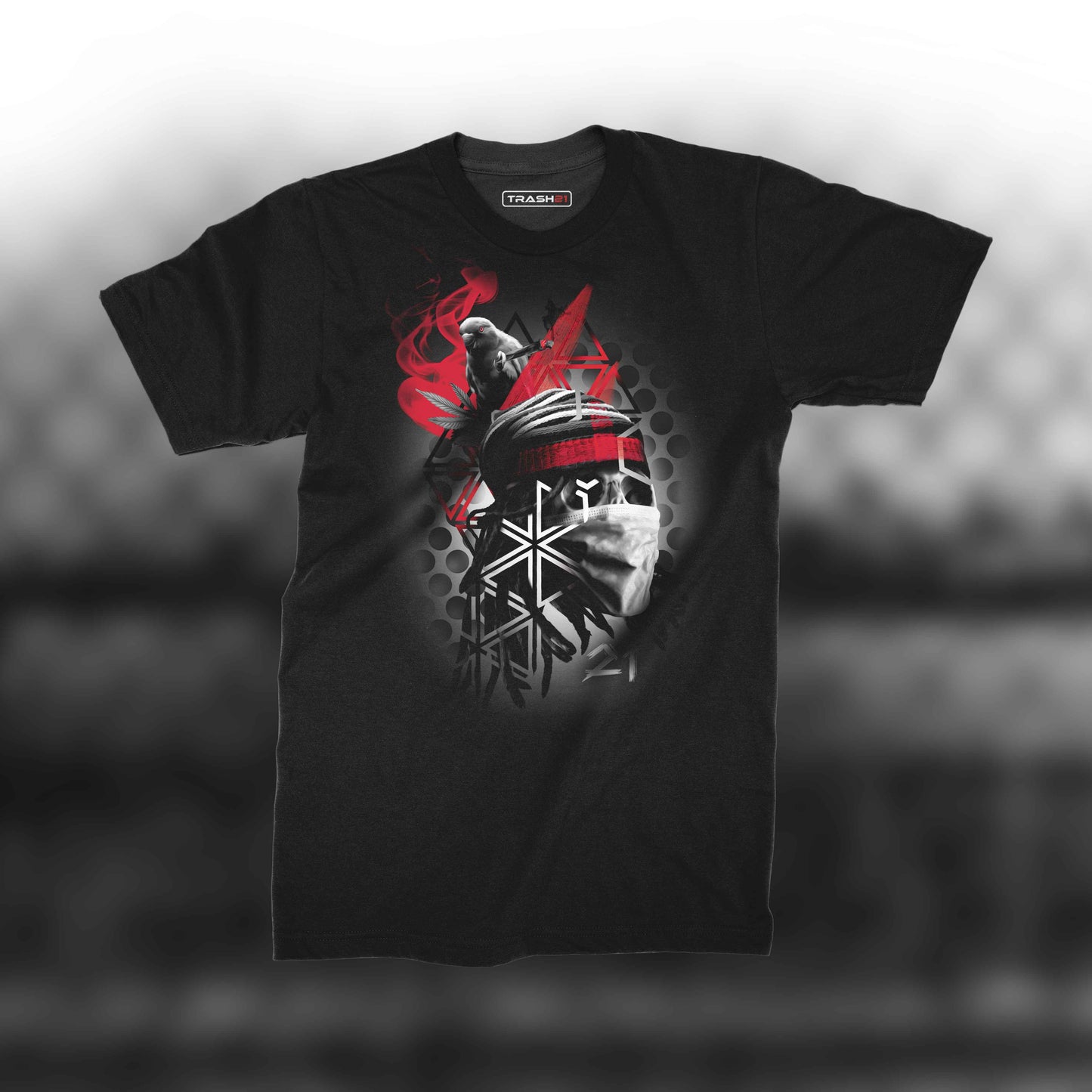 "Weed Skull" T-Shirt / Trash21 Skulls Collection